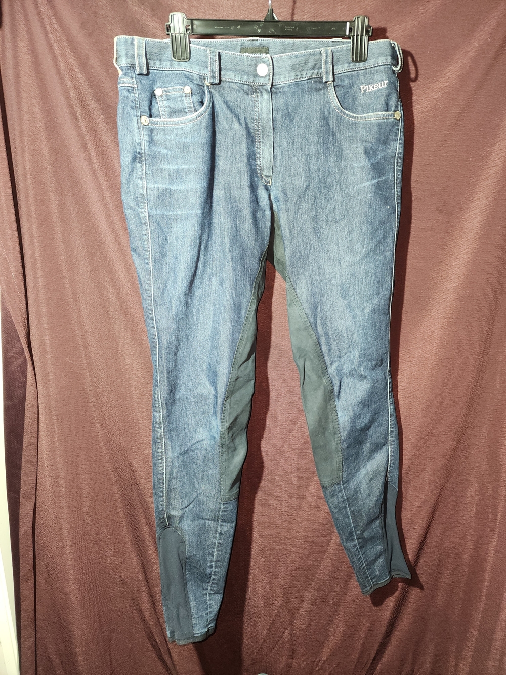 Pikeur Womens Blue Denim Riding Jeans